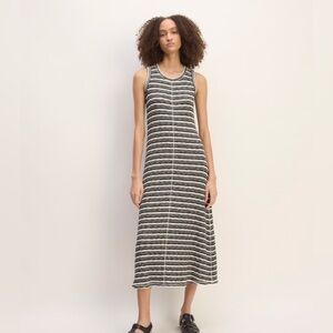 cotton linen wrap dress Women's Organic Cotton Wrap Dress main image 1